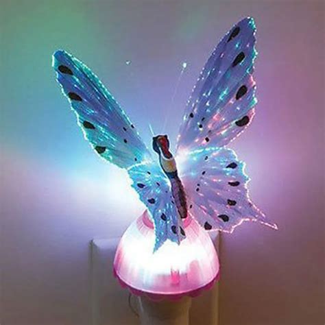 night light fiber optic|fiber optic butterfly night light.